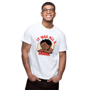 IT WAS ALL A DUNK Apparel premium t-shirt